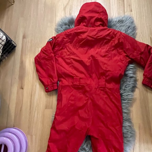 EUC Obermeyer Ladies Vintage One Piece Snowsuit, Size 8P. Red - Picture 2 of 11